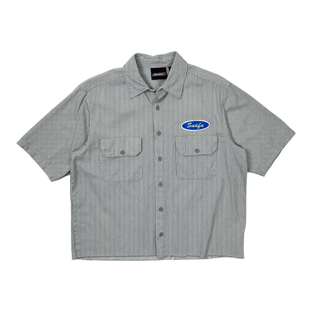 Snafu Mechanic Raw Hem Work Shirt - Size M/L