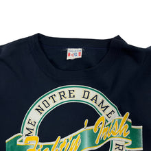 Load image into Gallery viewer, Notre Dame Fightin&#39; Irish Puff Print Crewneck Sweatshirt - Size XL
