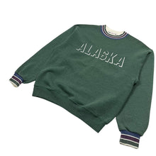 Load image into Gallery viewer, Alaska Ringer Crewneck Sweatshirt - Size M/L
