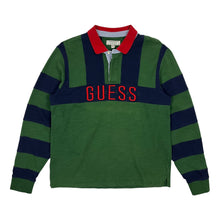 Load image into Gallery viewer, Guess Jeans USA Striped Polo Long Sleeve - Size L/XL
