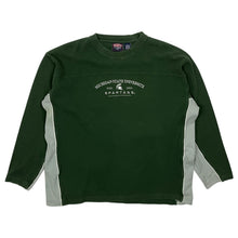 Load image into Gallery viewer, Michigan State University Spartans Ribbed Pullover Crewneck - Size L/XL
