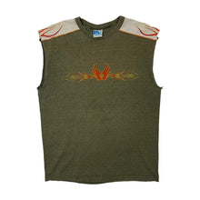Load image into Gallery viewer, Tribal Flame Cut Off Tank - Size XL
