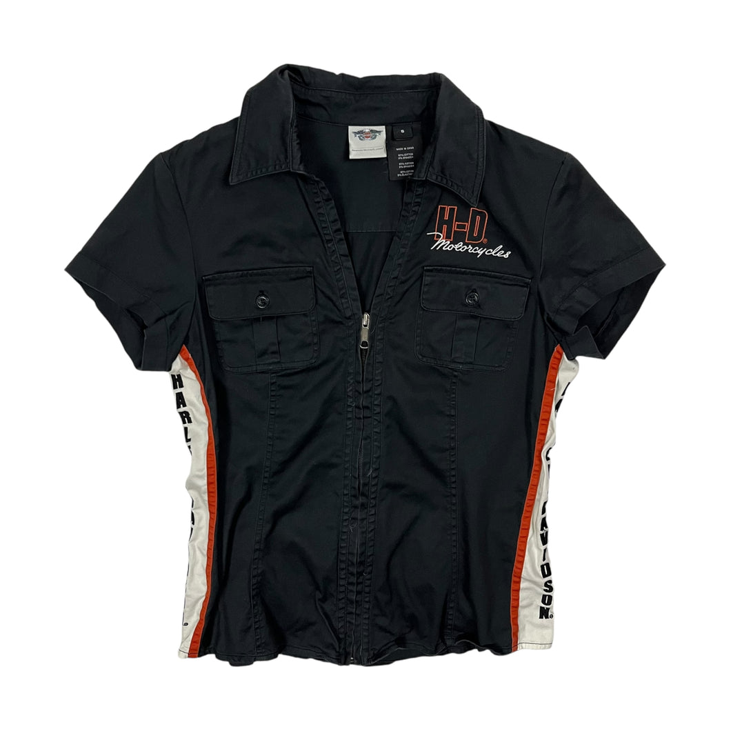 Women's Harley-Davidson Zip Up Mechanic Shirt - Size S