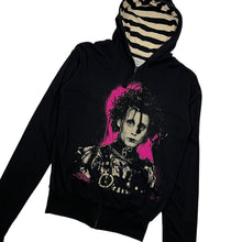 Load image into Gallery viewer, Women&#39;s Edward Scissorhands Zip Up Hoodie - Size M
