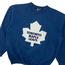 Load image into Gallery viewer, Toronto Maple Leafs Starter One Pound Fleece Crewneck Sweatshirt - Size L
