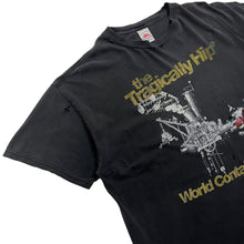 Load image into Gallery viewer, 2007 The Tragically Hip World Container Distressed Tour Tee - Size L
