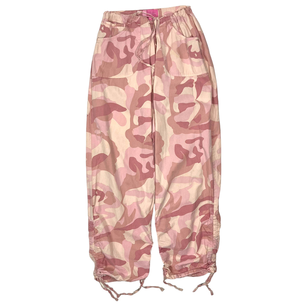 Women's Pink Camo Stacked Chino Pants - Size S