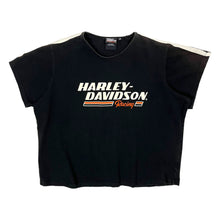 Load image into Gallery viewer, Women&#39;s Harley-Davidson Cropped Racing Tee- Size XL
