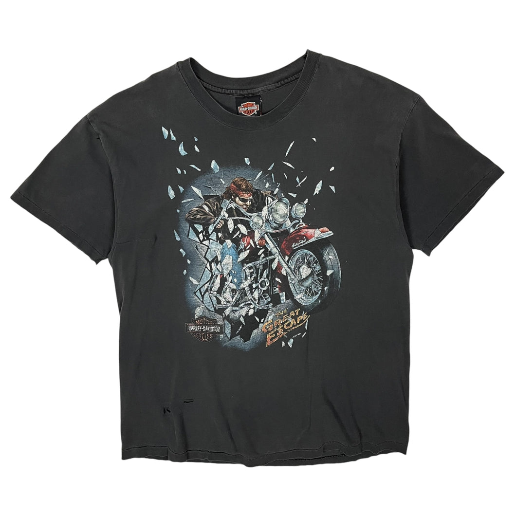 Distressed Harley-Davidson The Great Escape Tee - Size XL