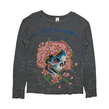 Load image into Gallery viewer, Ed Hardy Floral Skull Thermal Longsleeve - Size L
