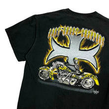 Load image into Gallery viewer, East Coast Chopper Skeleton Biker Tee - Size L/XL
