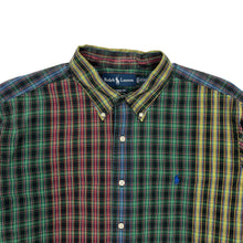Load image into Gallery viewer, Ralph Lauren Multi Plaid Raw Hem Button Down - Size M/L
