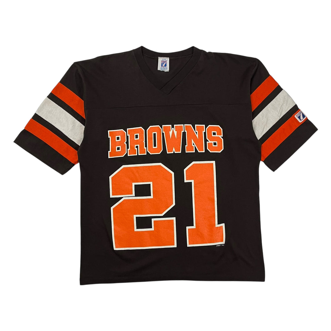 Cleveland Browns Logo 7 Jersey Tee - Size L