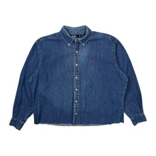 Load image into Gallery viewer, Polo by Ralph Lauren Raw Hem Denim Button Down - Size L/XL
