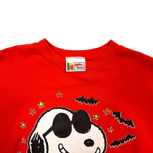 Load image into Gallery viewer, Snoopy Halloween Trick Or Treat Crewneck Sweatshirt - Size L
