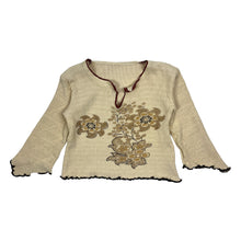 Load image into Gallery viewer, Women’s Cropped Knit Tunic Top - Size S
