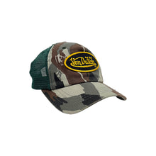 Load image into Gallery viewer, Von Dutch Camo Mesh Trucker Hat - Adjustable
