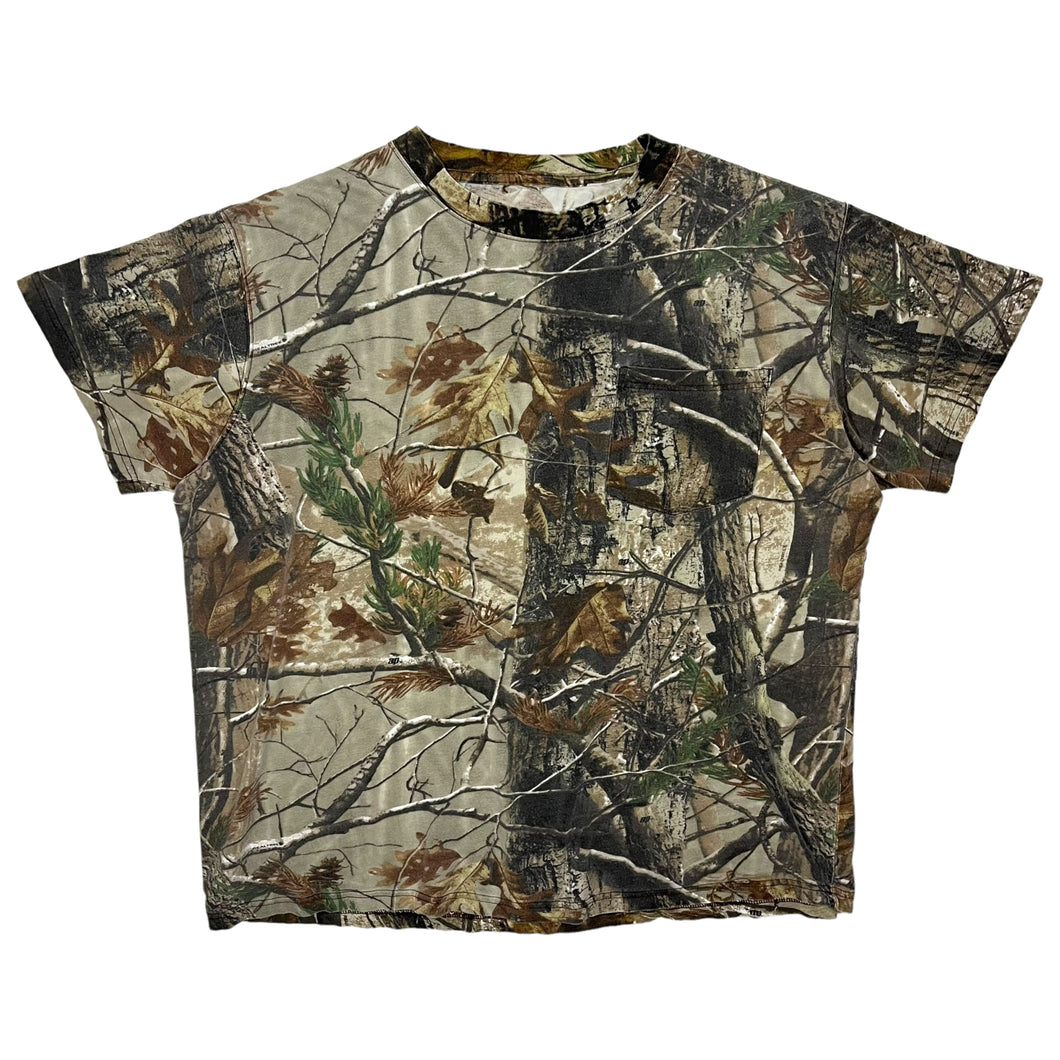 Realtree Camo Pocket Tee - Size XL