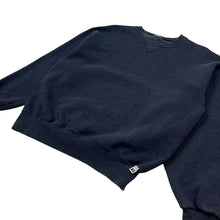 Load image into Gallery viewer, Russell Navy Crewneck Sweatshirt - Size L
