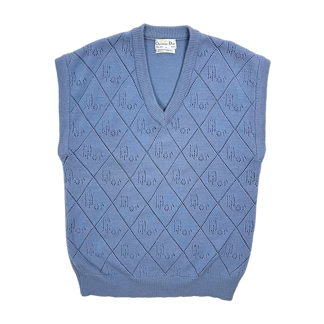 Christian Dior Monogram Knit Sweater Vest - Size M