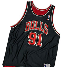 Load image into Gallery viewer, Champion Chicago Bulls Rodman 33 Reversible Basketball Jersey - Size XL
