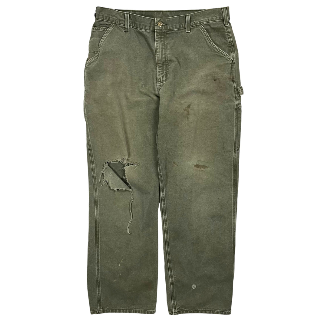 Distressed Carhartt Carpenter Pants - Size 36