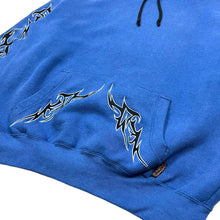 Load image into Gallery viewer, Sapphire Lounge Embroidered Tribal Print Pullover Hoodie - Size L
