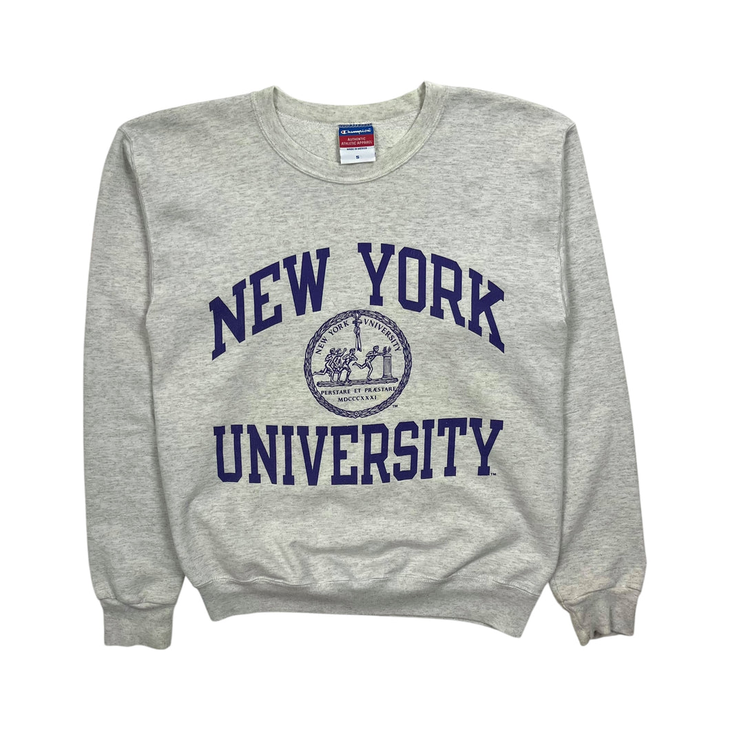 New York University Champion Crewneck Sweatshirt - Size M