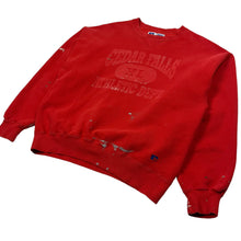 Load image into Gallery viewer, Russell Cedar Falls Athletic Department USA Made Crewneck Sweatshirt - Size L
