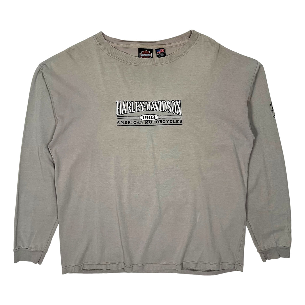 Harley-Davidson Embroidered USA Made Long Sleeve - Size XL