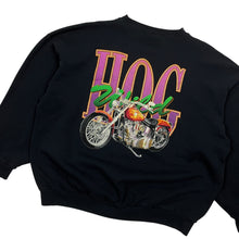 Load image into Gallery viewer, Hog Wild Biker Crewneck Sweatshirt - Size L
