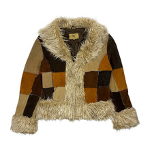 Load image into Gallery viewer, Women's Patchwork Suede Penny Lane Jacket - Size M
