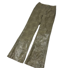 Load image into Gallery viewer, Women&#39;s Faux Snake Skin Low Rise Flared Pants - Size XS/S
