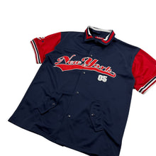 Load image into Gallery viewer, Exco New York Script Logo Button Up Baseball Jersey - Size XL
