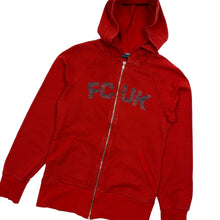 Load image into Gallery viewer, Women's French Connection UK Striped Zipped Hoodie - Size S
