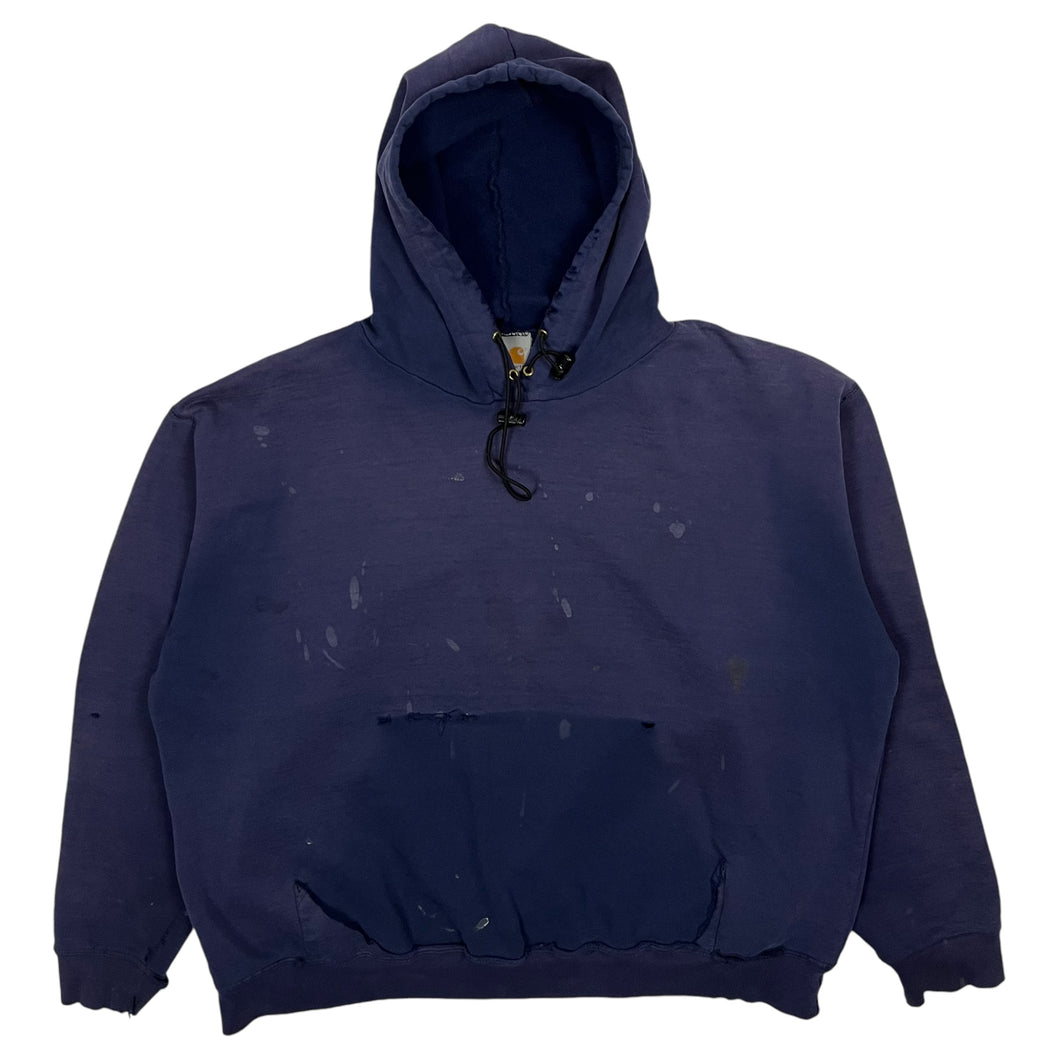 Thrashed Carhartt Painters Pullover Hoodie - Size XXL