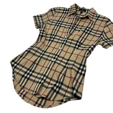 Load image into Gallery viewer, Women's Burberry London Nova Check Button Down Shirt - Size S
