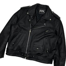 Load image into Gallery viewer, FMC Leather Biker Jacket - Size XL
