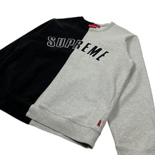 Load image into Gallery viewer, Supreme Split Crewneck Sweatshirt - Size L/XL
