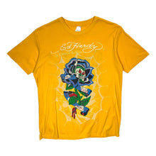 Load image into Gallery viewer, Ed Hardy By Christian Audigier Black Rose Of Death Tee - Size L
