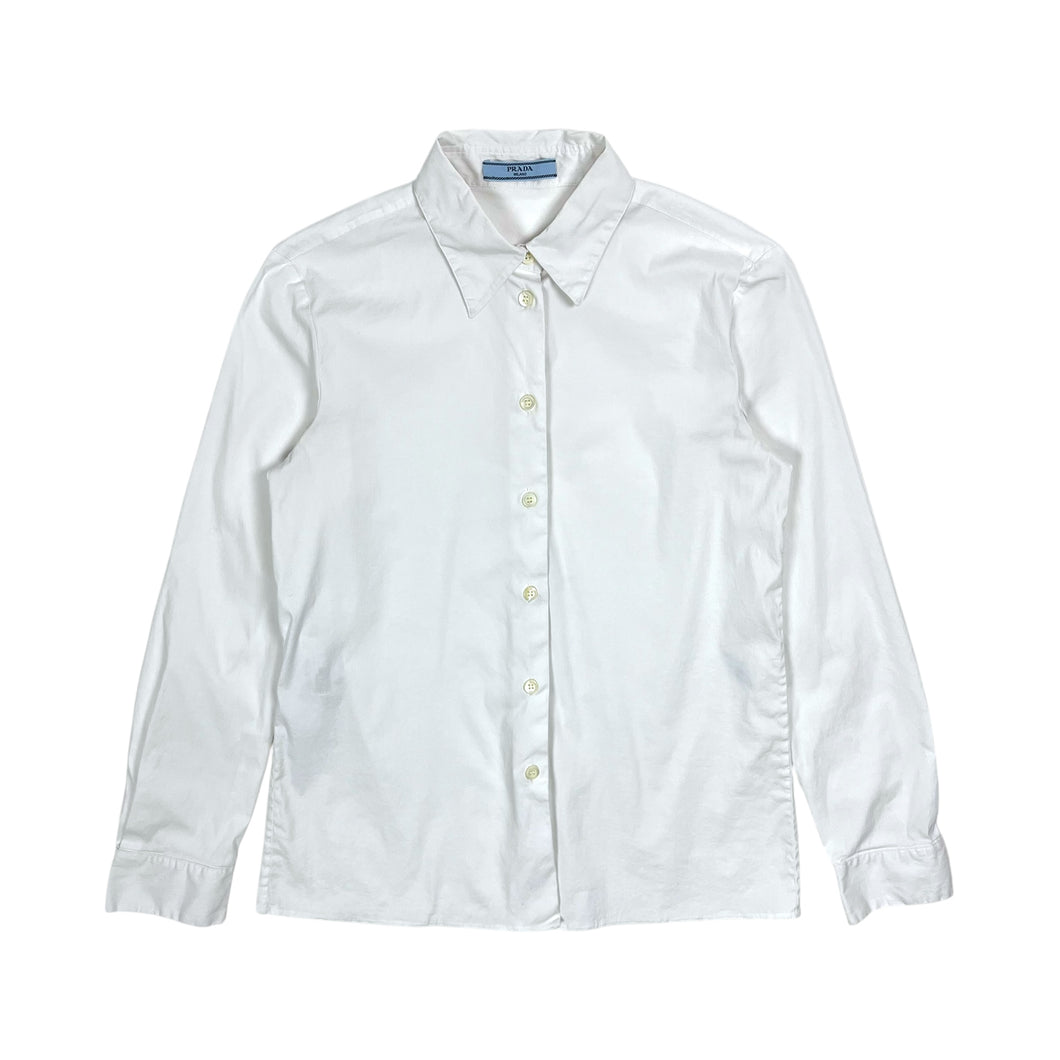 Women's Prada Oxford Button Up Dress Shirt - Size S