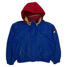 Load image into Gallery viewer, Tommy Hilfiger Color-Blocked Hooded Windbreaker - Size L
