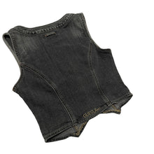Load image into Gallery viewer, Women's Guess Jeans Studded Denim Vest - Size M
