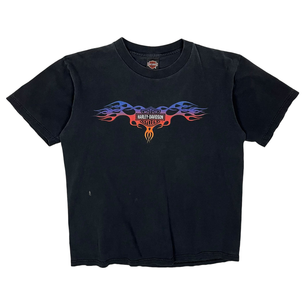 1998 Harley-Davidson Tribal Flame Tee - Size L