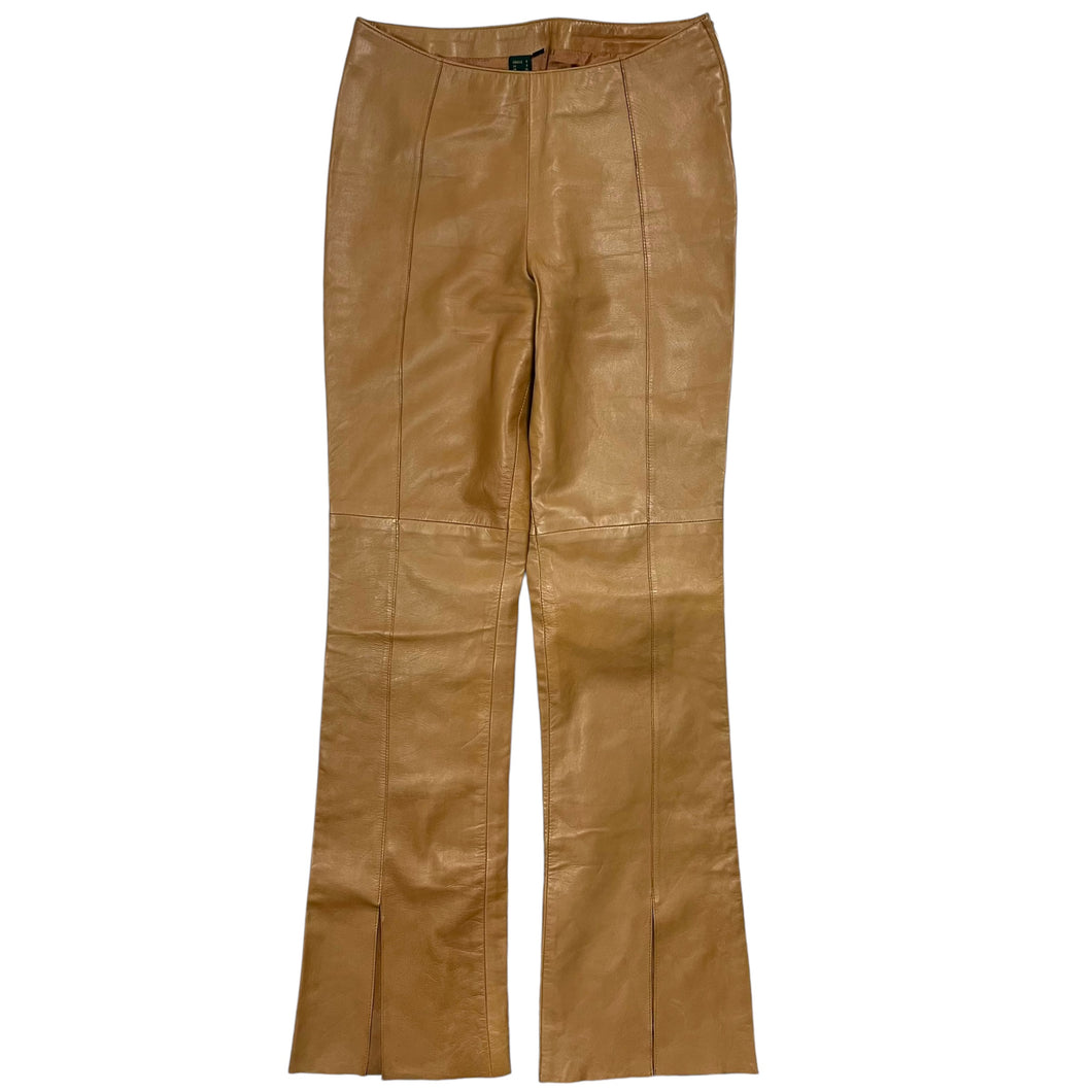 Women's Danier Leather Flared Trousers - Size S