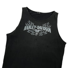Load image into Gallery viewer, Harley Davidson Tonal Flame Logo Tank - Size L/XL
