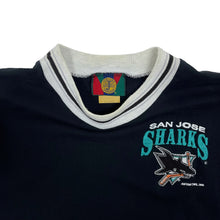 Load image into Gallery viewer, 1992 San Jose Sharks Ringer Collar Tee - Size L/XL
