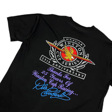 Load image into Gallery viewer, Deadstock 1995 One Hot Silver Night Dale Earnhardt NASCAR Tee - Size XL
