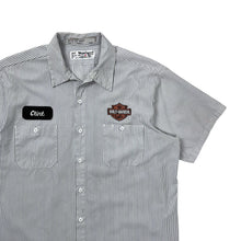 Load image into Gallery viewer, Harley-Davidson Mechanic Raw Hem Work Shirt - Size L
