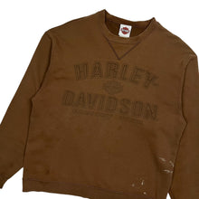 Load image into Gallery viewer, 2002 Harley-Davidson Factory Tour Painter&#39;s Crewneck Sweatshirt - Size L
